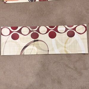 Mid mod Avant- garde ll poster#2 - by AHAVA. Unframed poster 12 x 36 printed